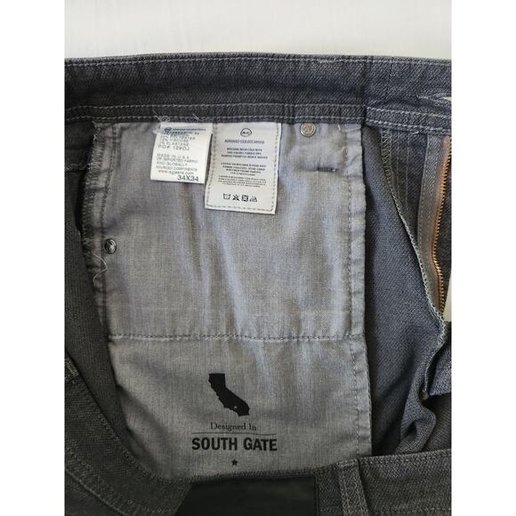AG Adriano Goldschmied Jeans Mens 34x34 The Everette 5-Pocket Dark Gray. main image 7